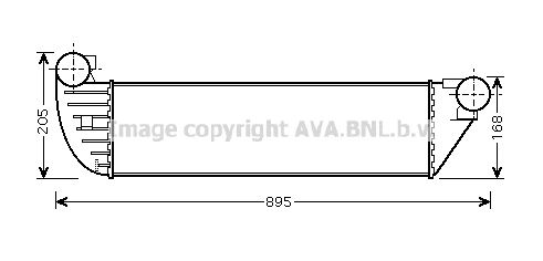 AVA QUALITY COOLING Интеркулер RT4397